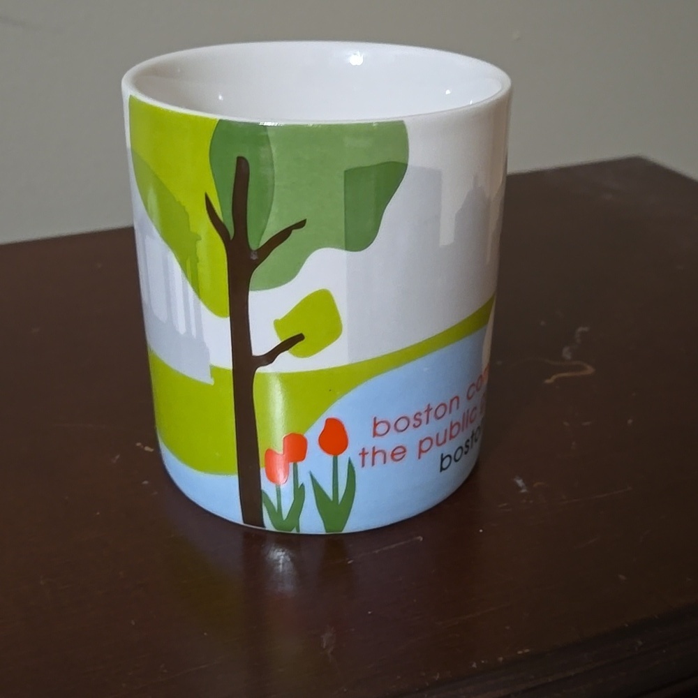 Starbucks Boston Common Mug - Green, White, and Blue - Picture 6 of 7